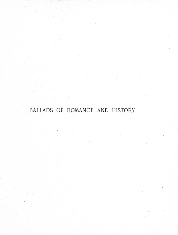 Scan 0009 of Ballads of romance and history
