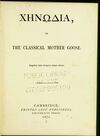 Thumbnail 0007 of XHNΩΔIA, or, The classical Mother Goose