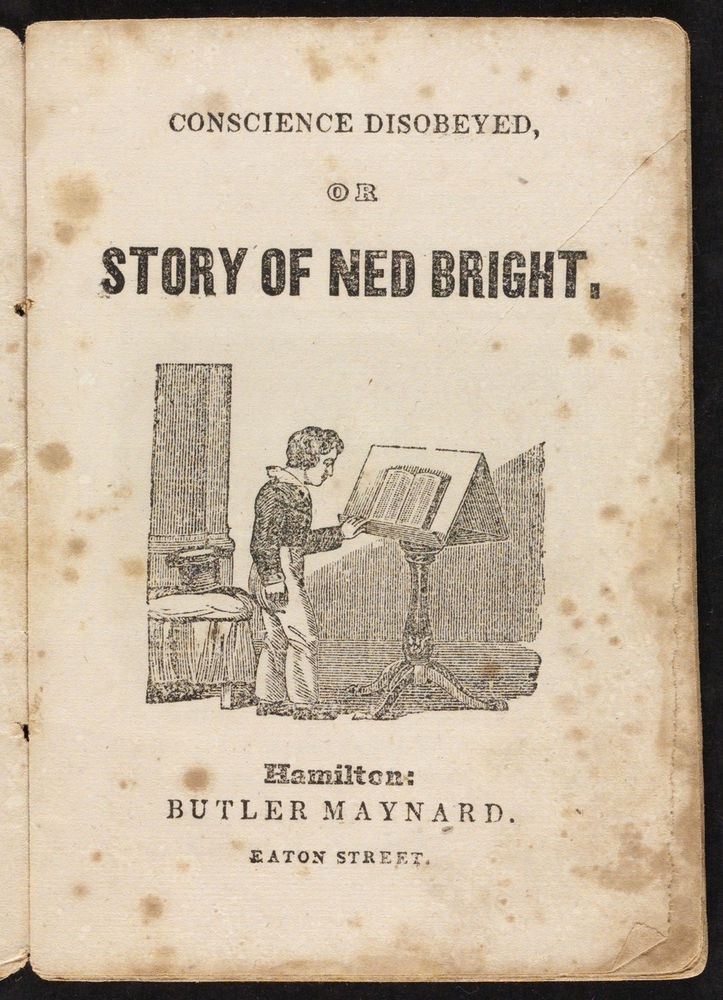 Scan 0005 of Conscience disobeyed, or, Story of Ned Bright