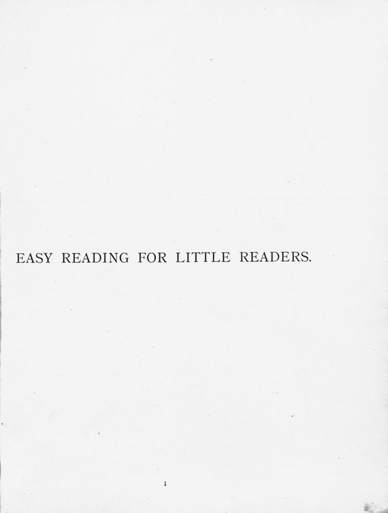 Scan 0005 of Easy reading for little readers