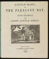 Thumbnail 0003 of Little Mary, or, The pleasant day