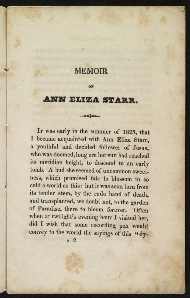 Scan 0007 of Memoir of Ann Eliza Starr of Connecticut