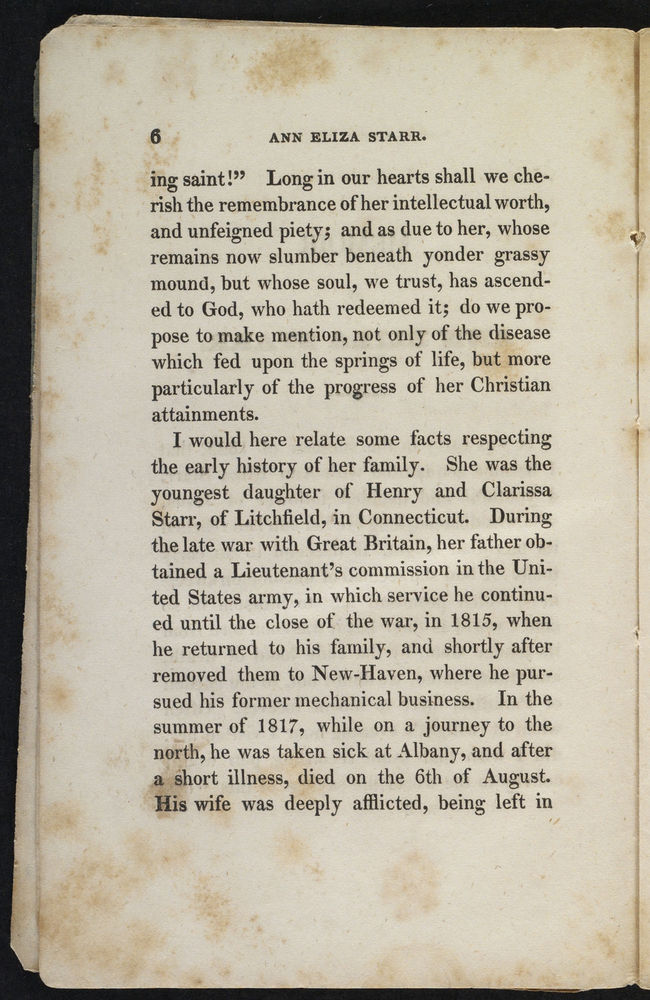 Scan 0008 of Memoir of Ann Eliza Starr of Connecticut