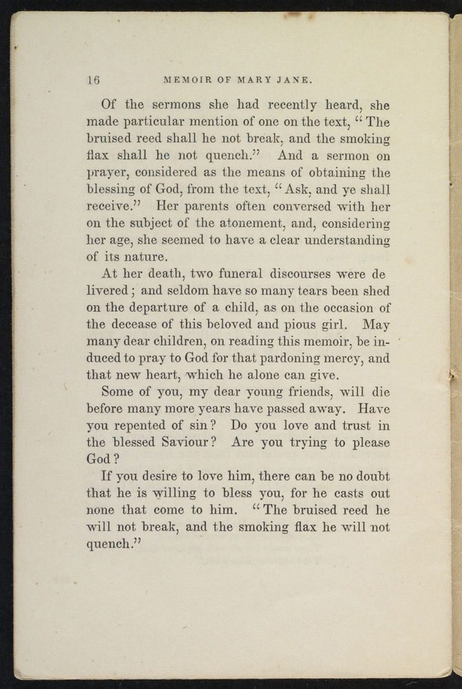Scan 0018 of Memoir of Mary Jane