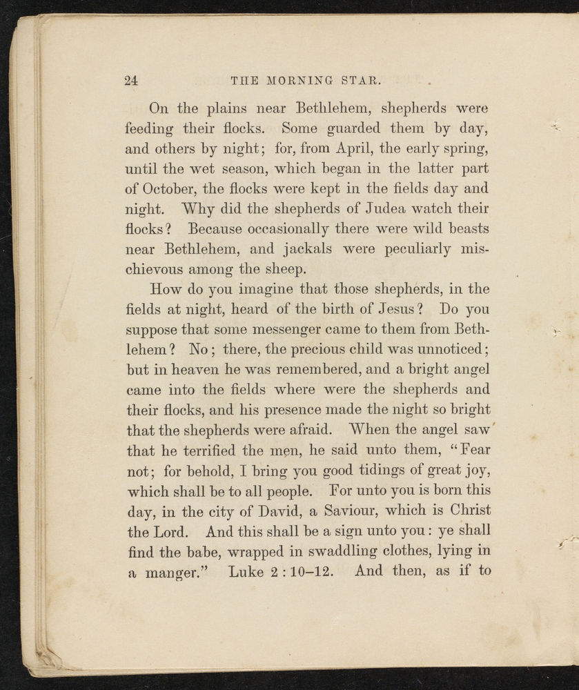 Scan 0028 of The morning star, or, Stories about the childhood of Jesus