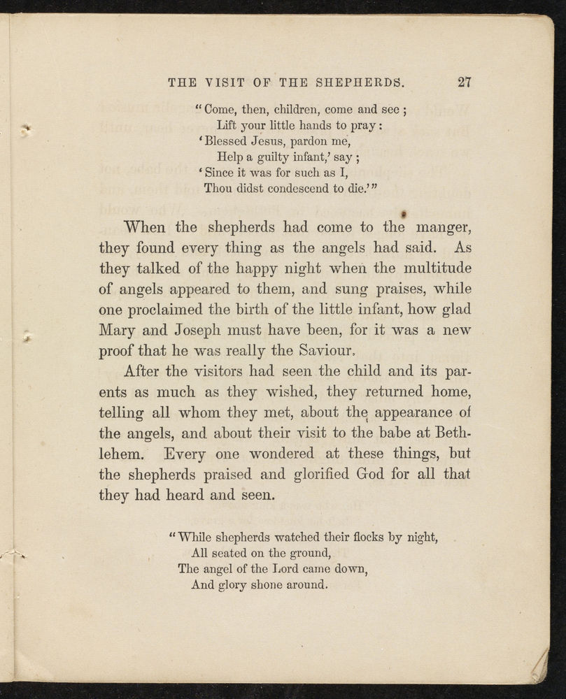 Scan 0031 of The morning star, or, Stories about the childhood of Jesus