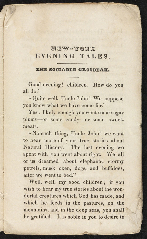 Scan 0005 of New York evening tales, or, Uncle John
