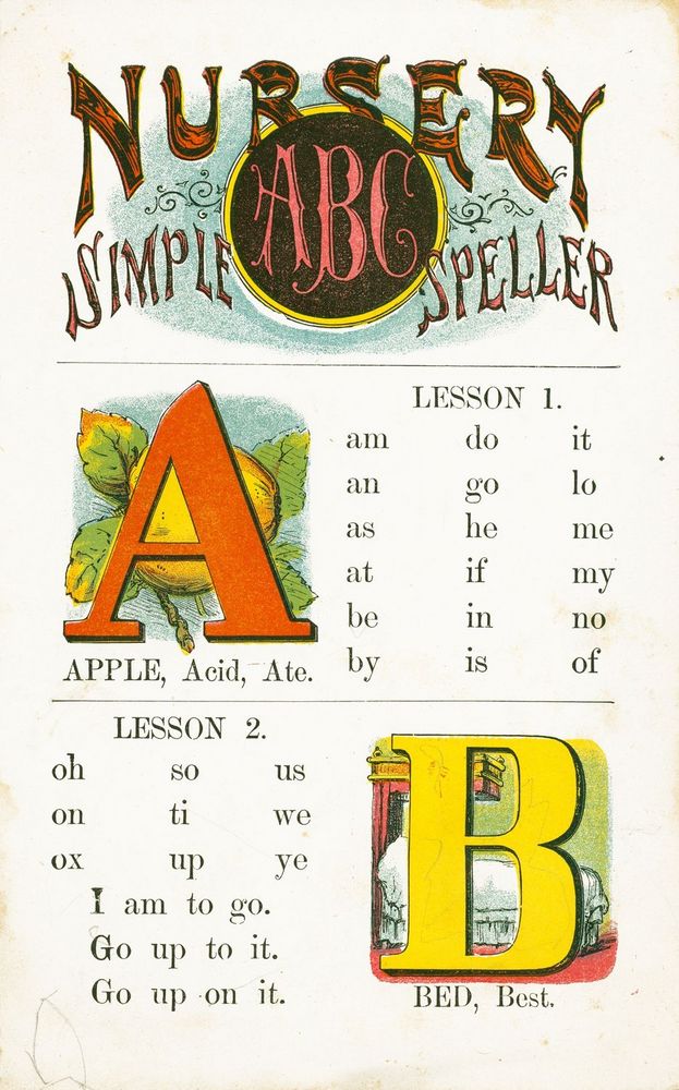 Scan 0003 of Nursery ABC and simple speller [State 2]