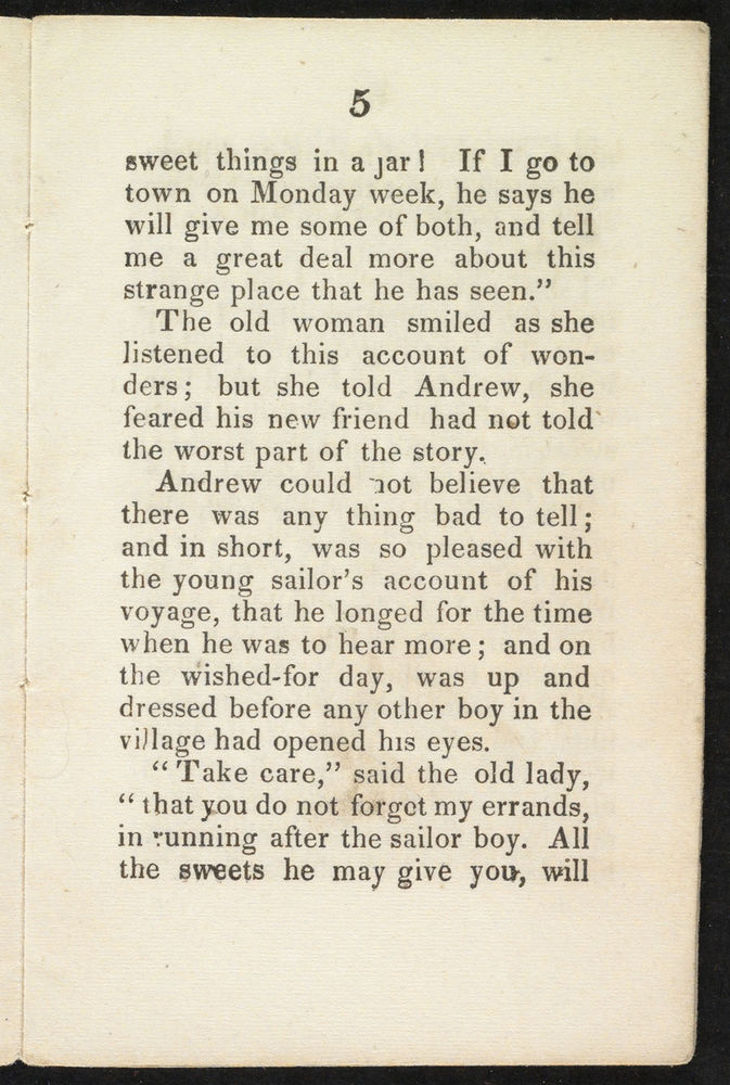 Scan 0007 of The sailor boy, or, The first and last voyage of little Andrew