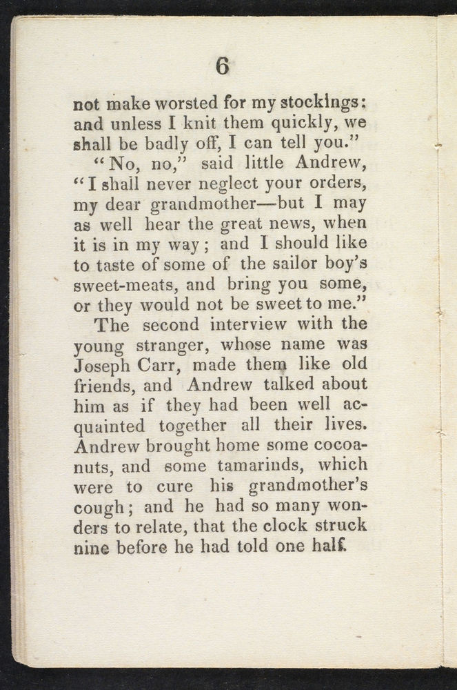 Scan 0008 of The sailor boy, or, The first and last voyage of little Andrew