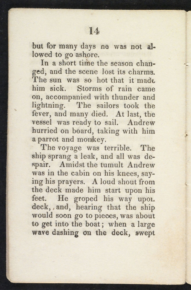 Scan 0016 of The sailor boy, or, The first and last voyage of little Andrew