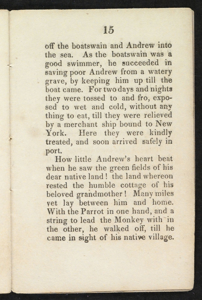 Scan 0017 of The sailor boy, or, The first and last voyage of little Andrew