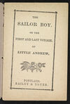 Thumbnail 0003 of The sailor boy, or, The first and last voyage of little Andrew