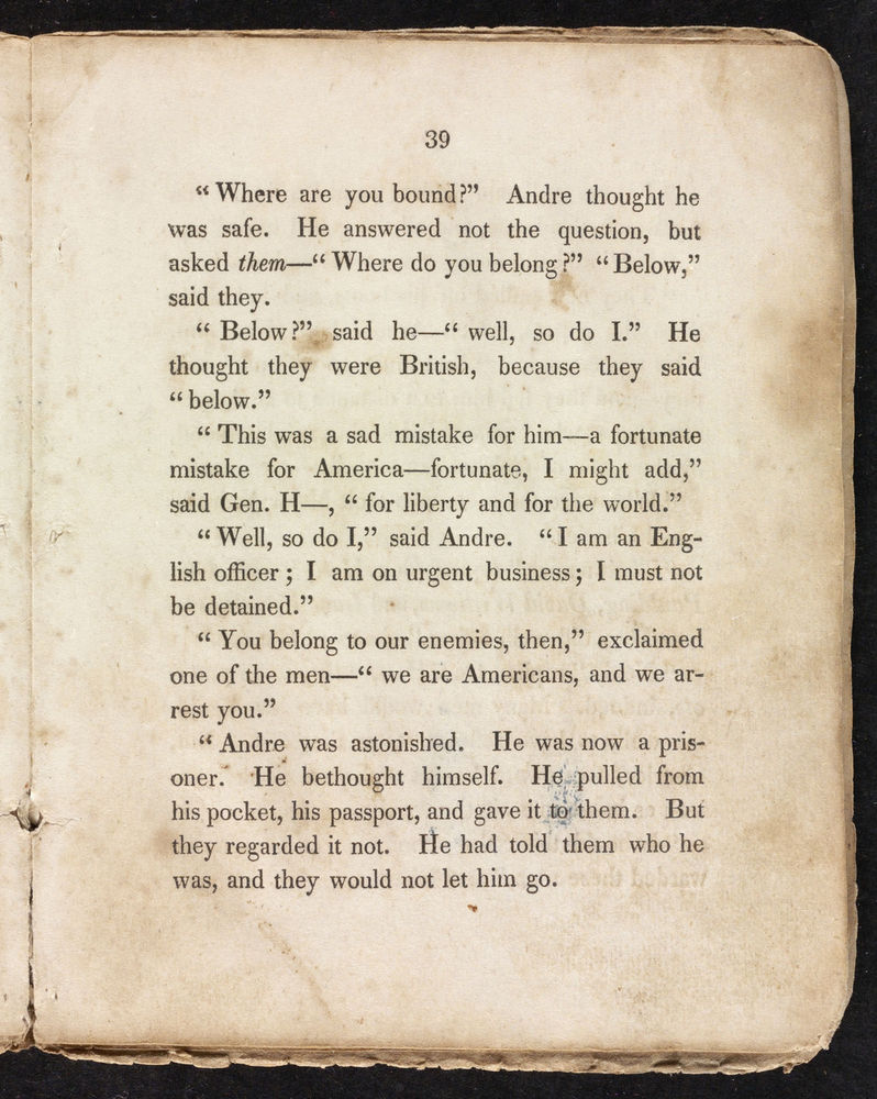 Scan 0039 of Stories about Arnold the traitor, Andre the spy, and Champe the patriot
