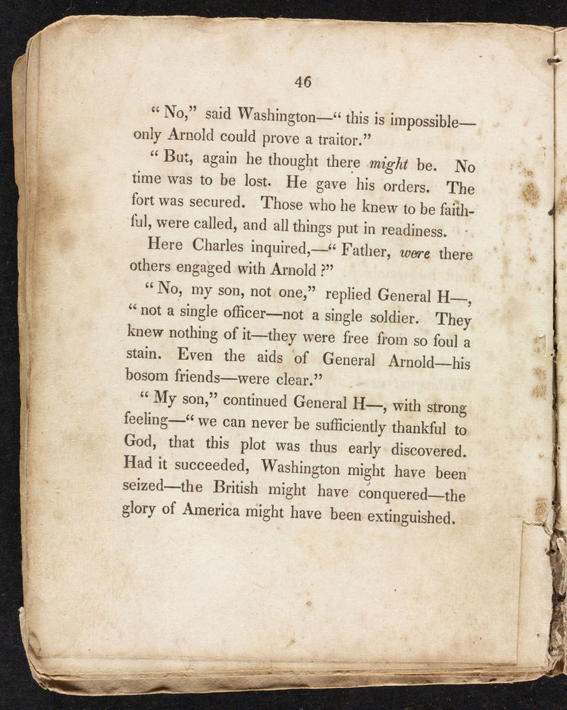 Scan 0046 of Stories about Arnold the traitor, Andre the spy, and Champe the patriot