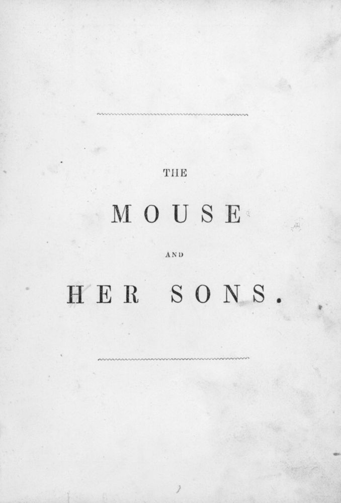 Scan 0006 of Surprising stories about the mouse and her sons, and the funny pigs