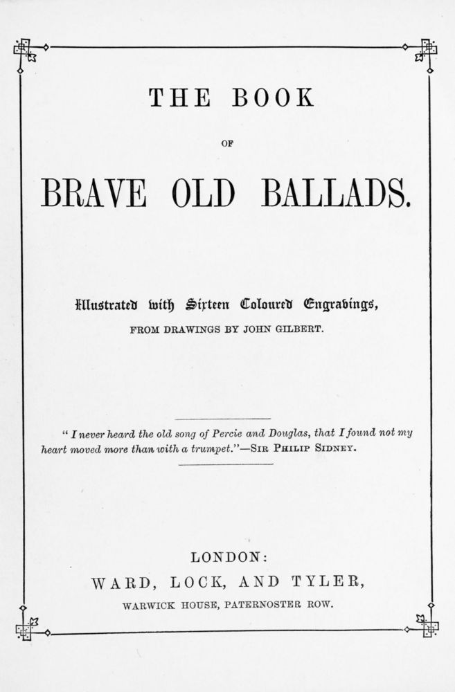 Scan 0007 of The book of brave old ballads