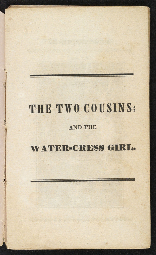 Scan 0003 of The two cousins and the water-cress girl
