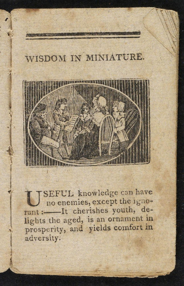 Scan 0003 of Wisdom in miniature, or, The young gentleman and lady