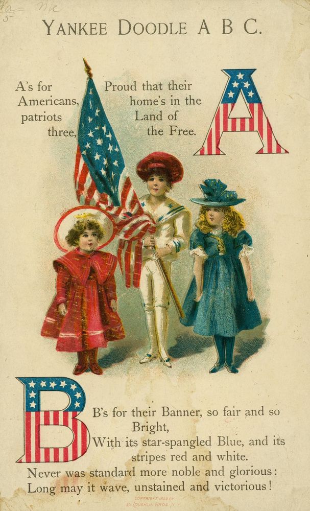 Scan 0002 of Yankee Doodle A B C book