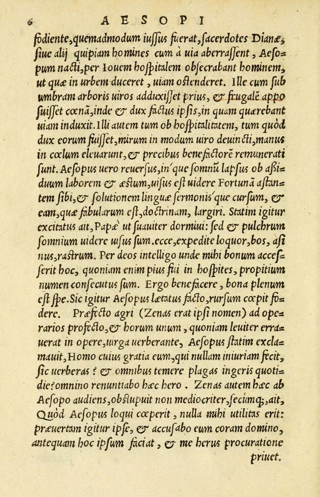 Scan 0010 of Aesopi Phrygis et aliorum fabulae