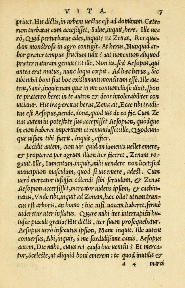 Scan 0011 of Aesopi Phrygis et aliorum fabulae