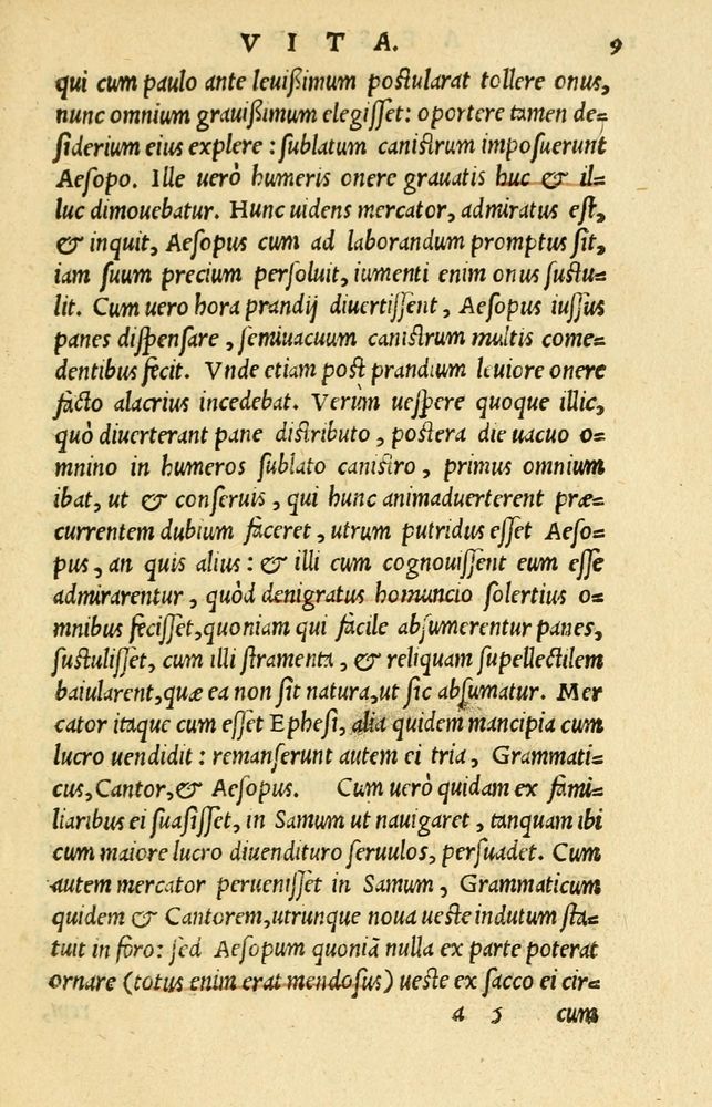 Scan 0013 of Aesopi Phrygis et aliorum fabulae