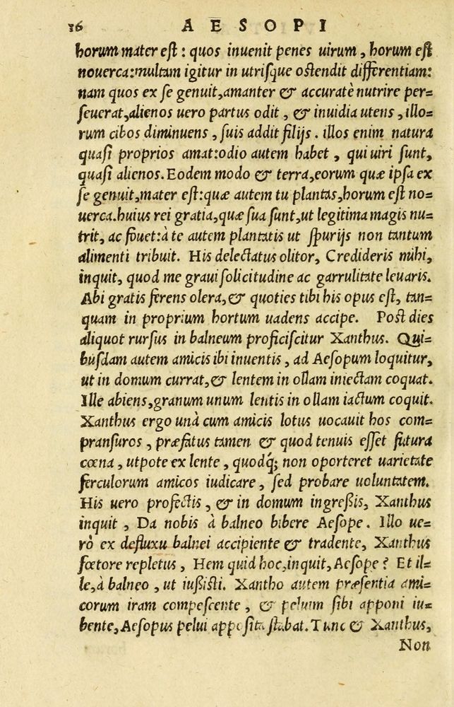Scan 0020 of Aesopi Phrygis et aliorum fabulae