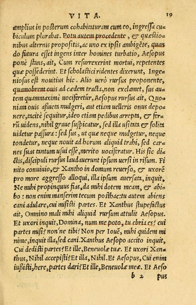 Scan 0023 of Aesopi Phrygis et aliorum fabulae