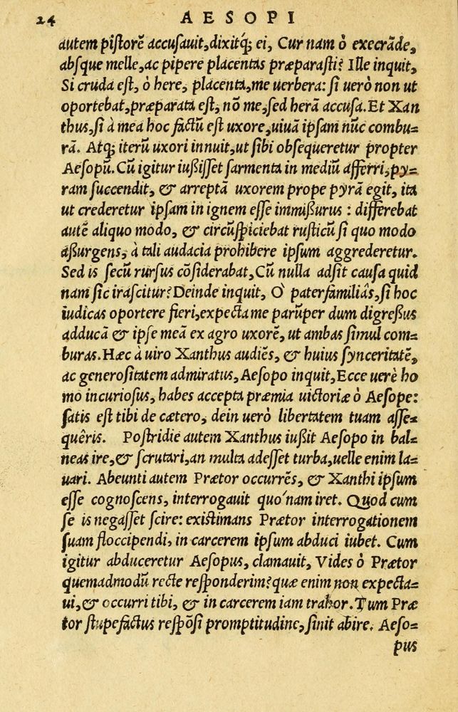 Scan 0028 of Aesopi Phrygis et aliorum fabulae