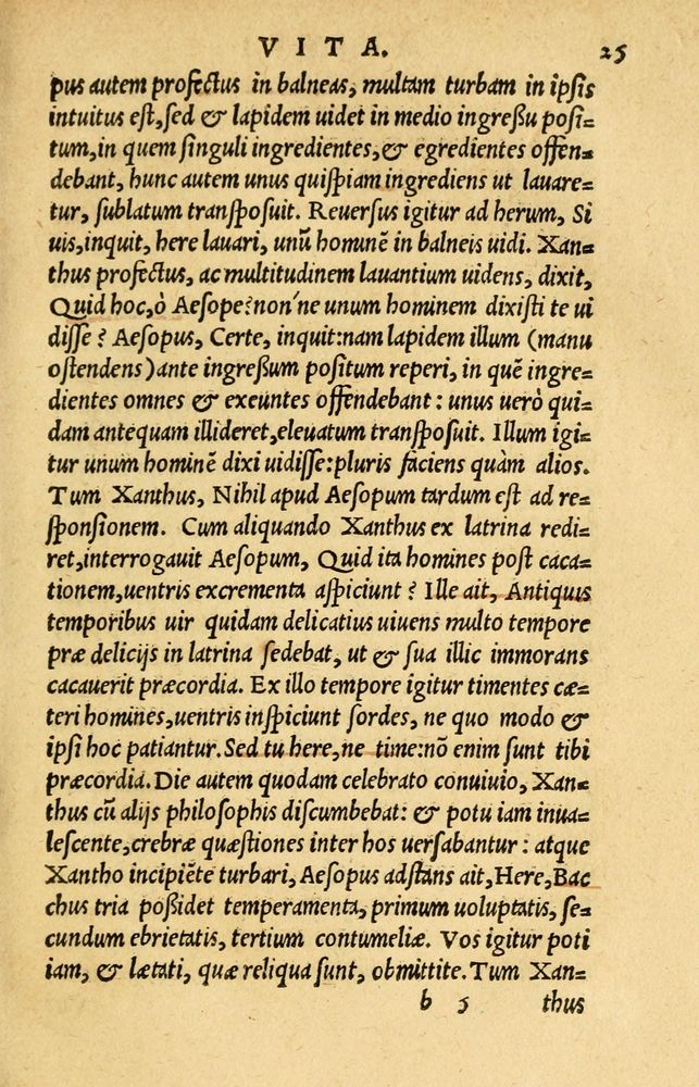 Scan 0029 of Aesopi Phrygis et aliorum fabulae