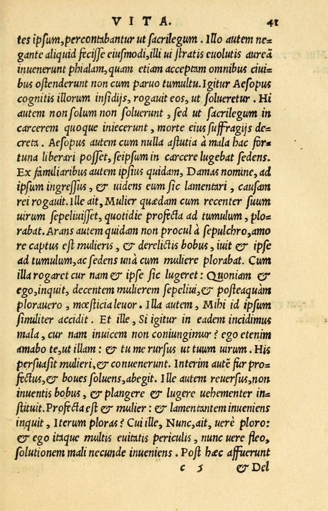 Scan 0045 of Aesopi Phrygis et aliorum fabulae