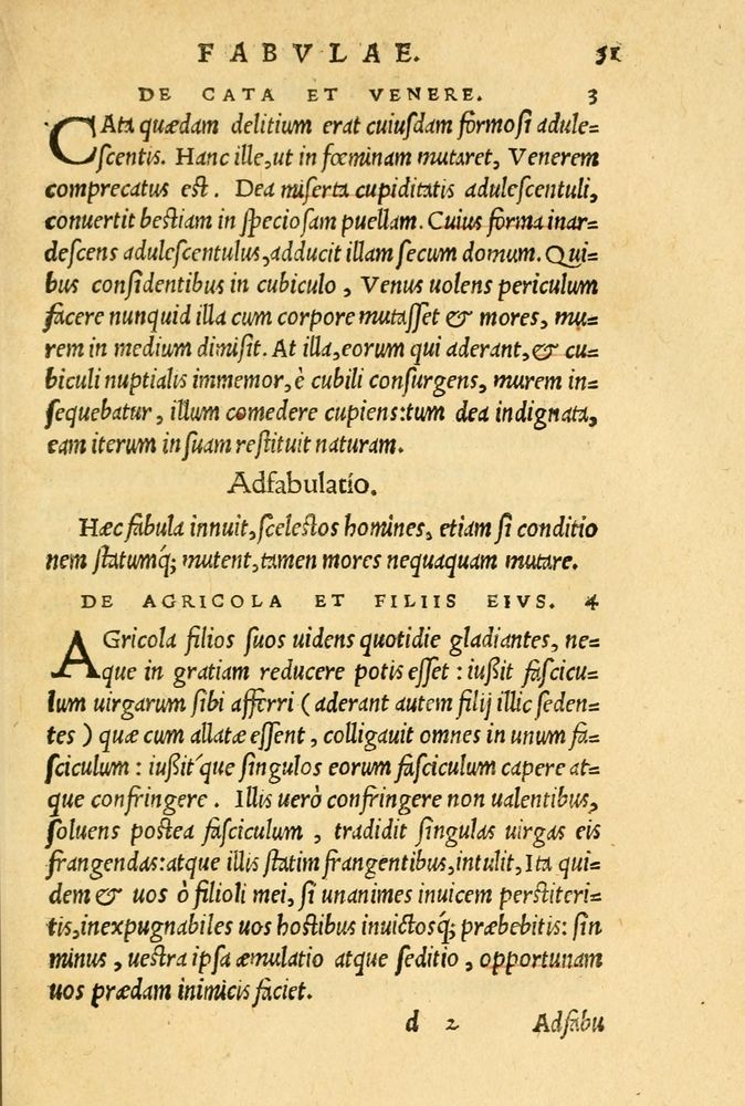Scan 0055 of Aesopi Phrygis et aliorum fabulae