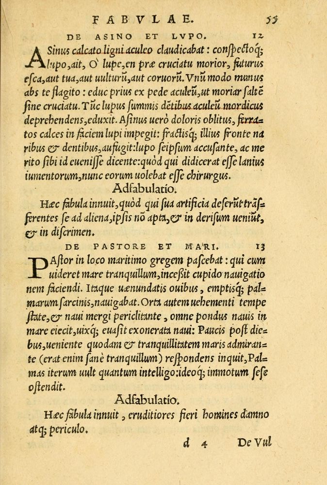 Scan 0059 of Aesopi Phrygis et aliorum fabulae