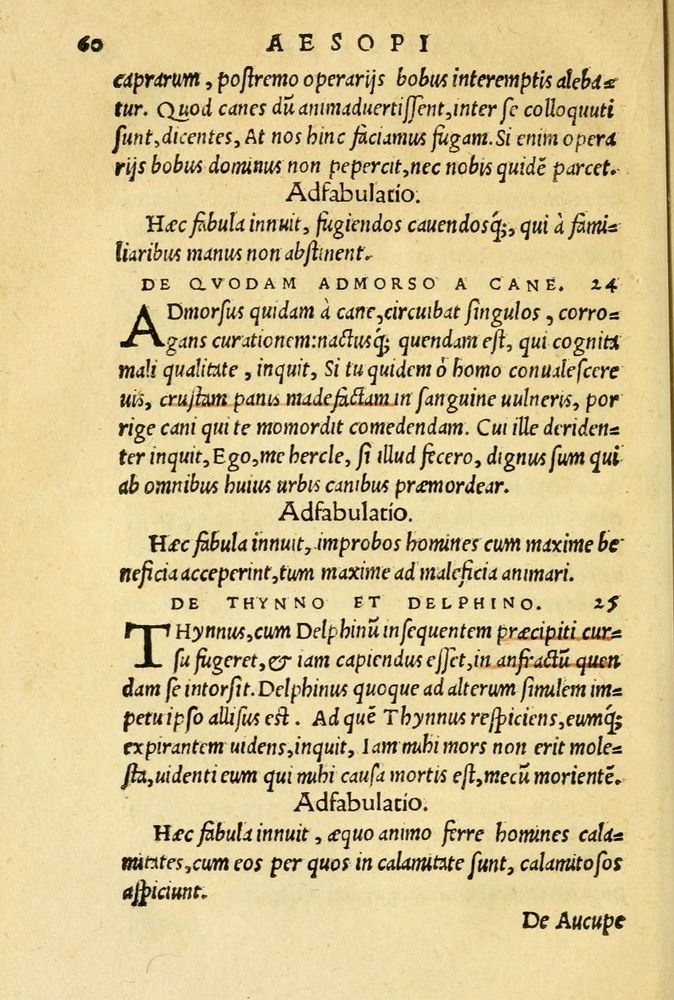Scan 0064 of Aesopi Phrygis et aliorum fabulae