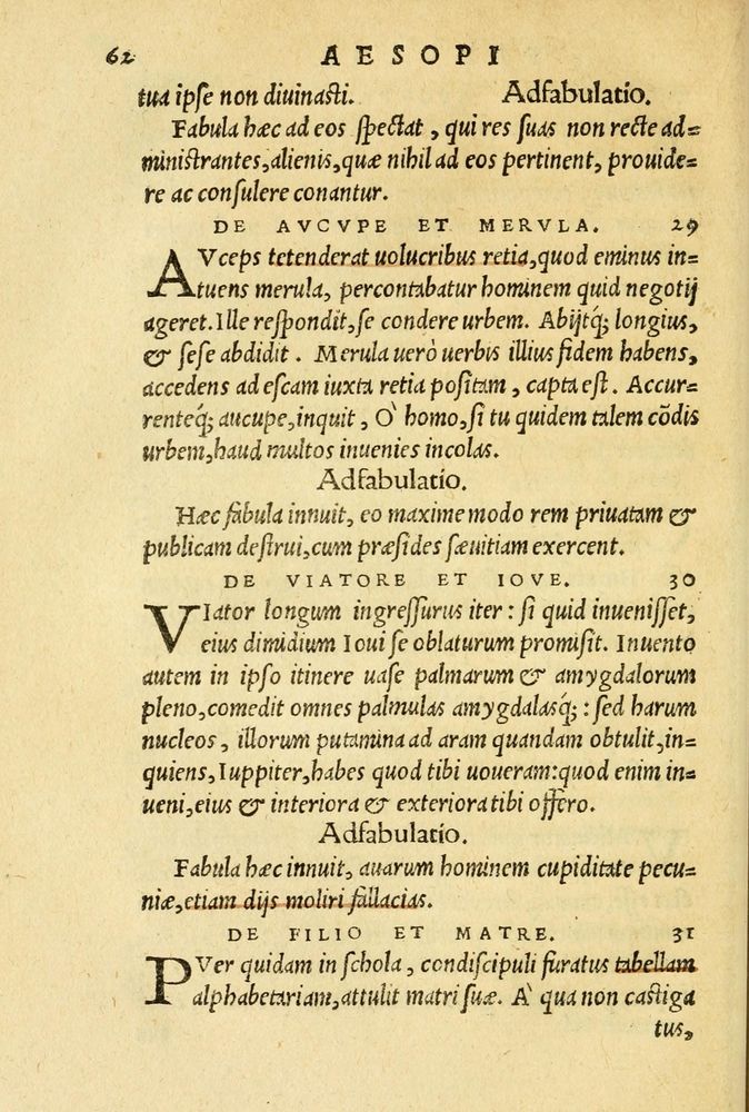 Scan 0066 of Aesopi Phrygis et aliorum fabulae