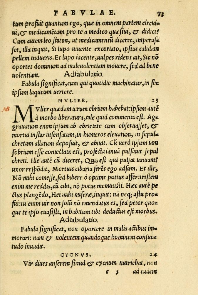 Scan 0077 of Aesopi Phrygis et aliorum fabulae