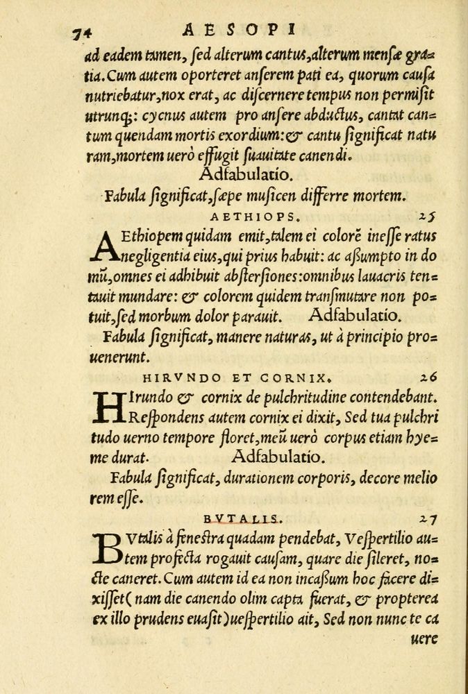 Scan 0078 of Aesopi Phrygis et aliorum fabulae