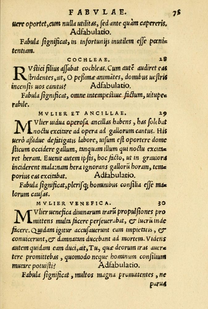 Scan 0079 of Aesopi Phrygis et aliorum fabulae
