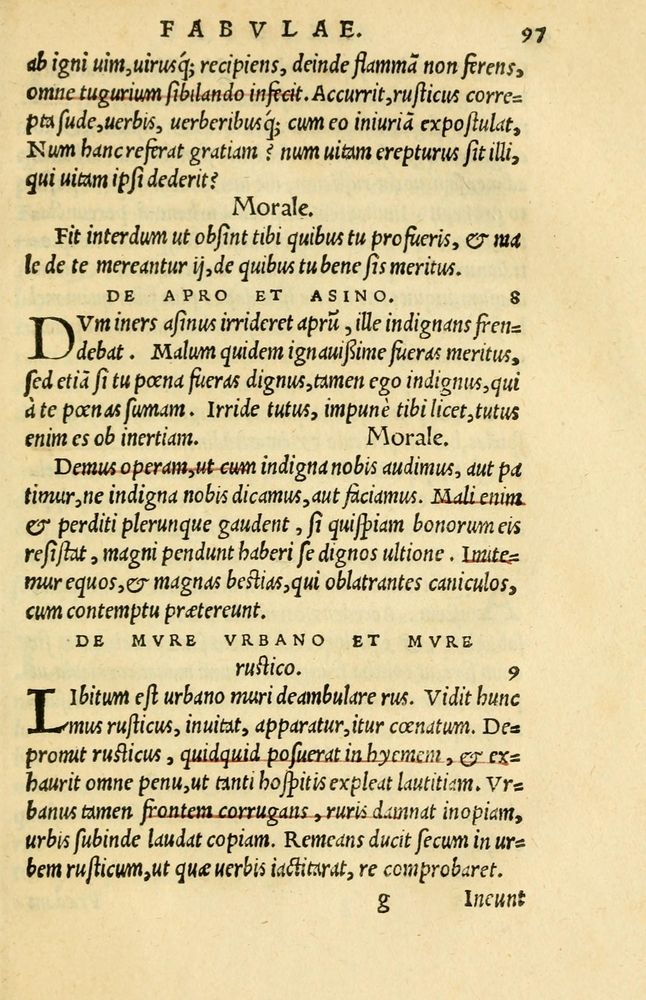 Scan 0101 of Aesopi Phrygis et aliorum fabulae