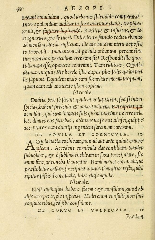 Scan 0102 of Aesopi Phrygis et aliorum fabulae