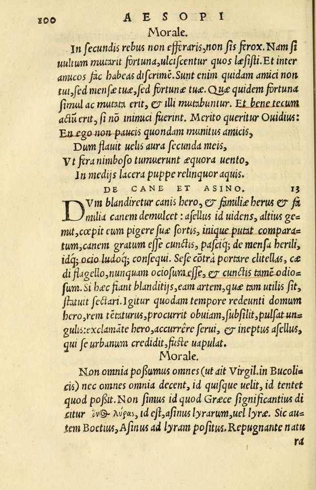 Scan 0104 of Aesopi Phrygis et aliorum fabulae