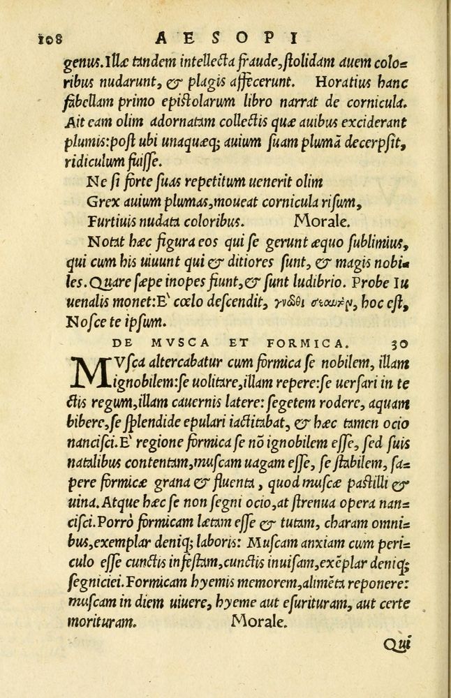 Scan 0112 of Aesopi Phrygis et aliorum fabulae