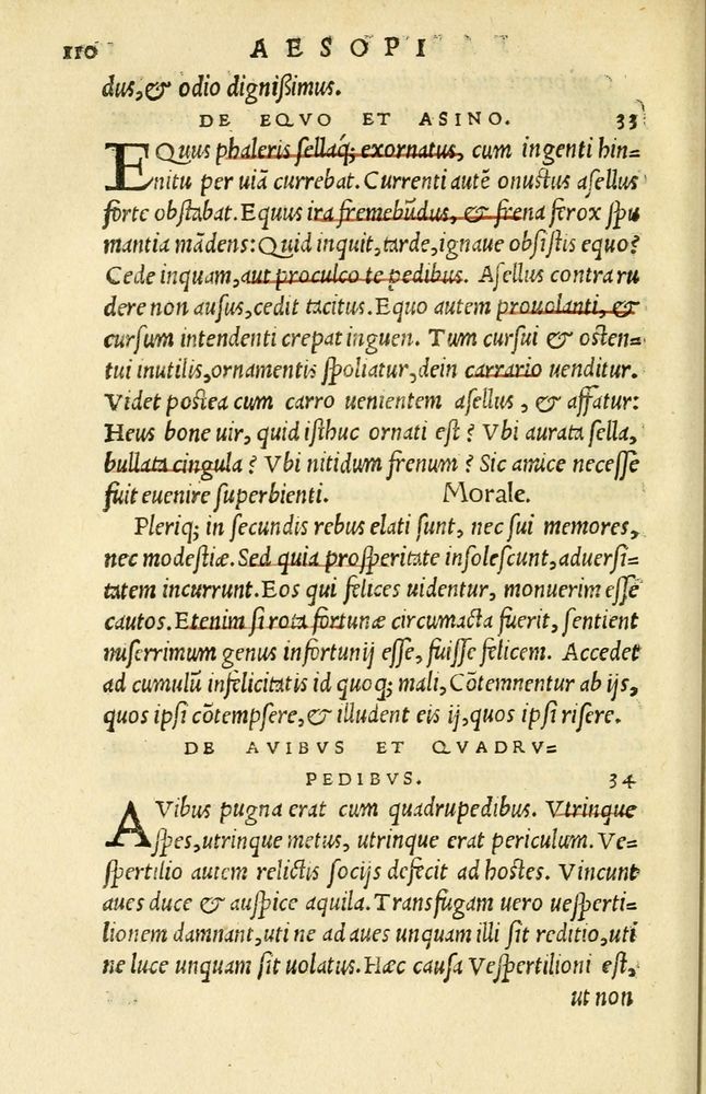 Scan 0114 of Aesopi Phrygis et aliorum fabulae
