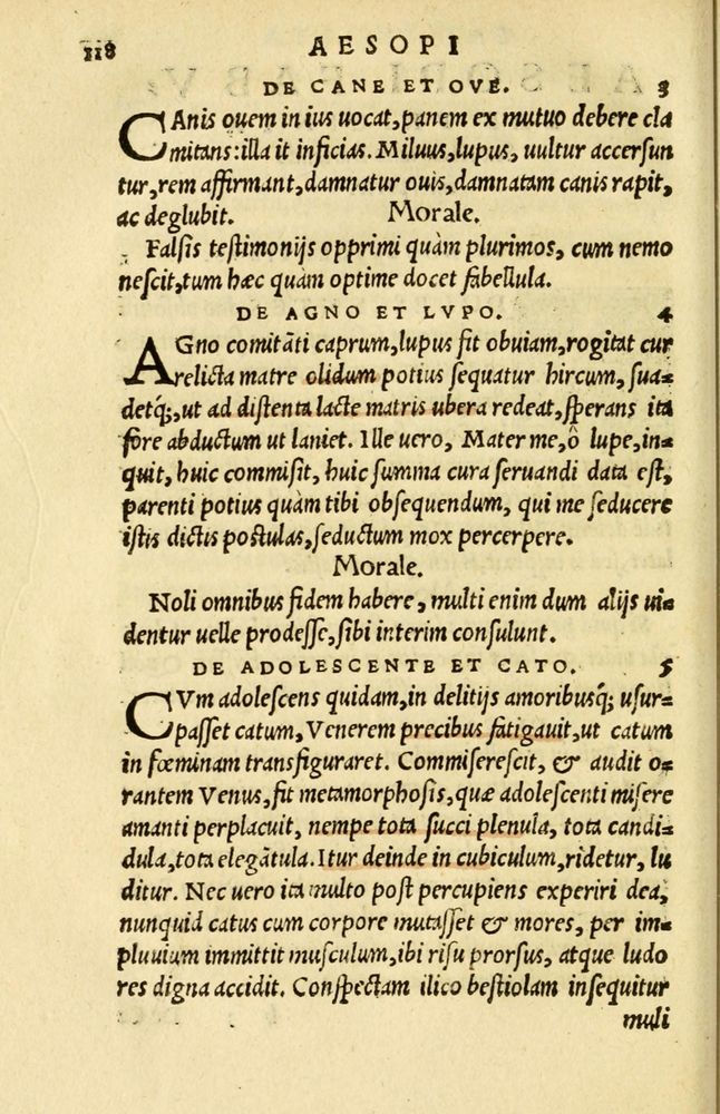 Scan 0122 of Aesopi Phrygis et aliorum fabulae