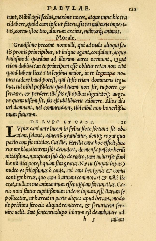 Scan 0125 of Aesopi Phrygis et aliorum fabulae