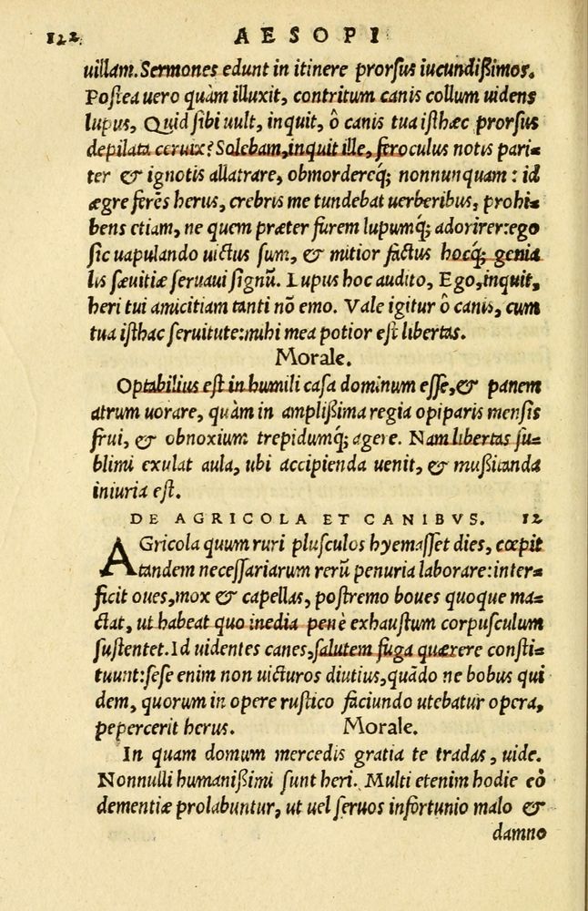 Scan 0126 of Aesopi Phrygis et aliorum fabulae