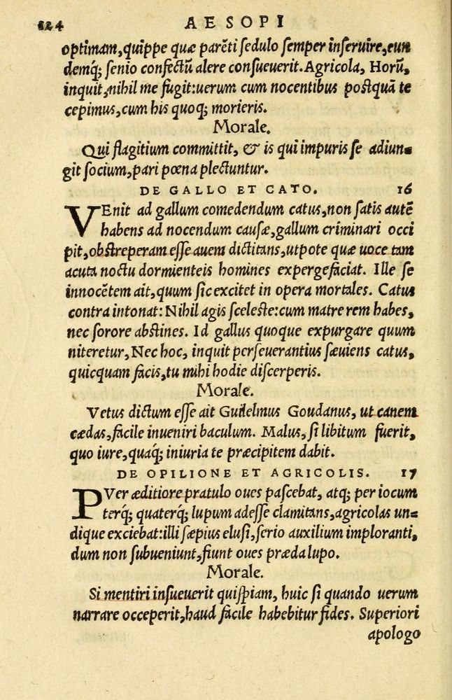 Scan 0128 of Aesopi Phrygis et aliorum fabulae