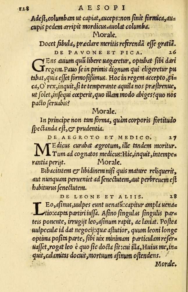 Scan 0132 of Aesopi Phrygis et aliorum fabulae