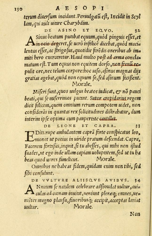 Scan 0134 of Aesopi Phrygis et aliorum fabulae